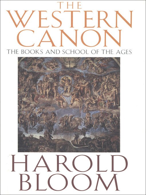 Title details for The Western Canon by Harold Bloom - Available
